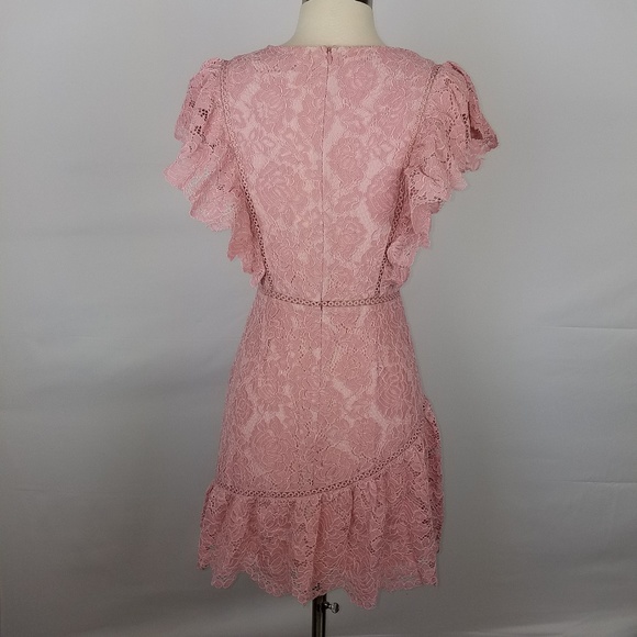 LACE RUFFLE DRESS - Picture 8 of 8